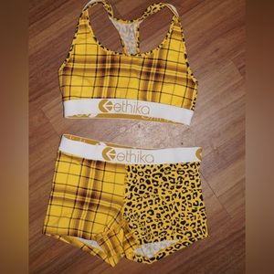 Ethika Staple boyshort and sports bra Modal